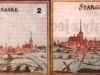 panorama Stargardu przed i po wojnie 30-letniej (data powstania ok. 1696)