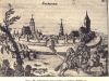 panorama Stargardu w końcu XVII wieku