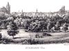 panorama Stargardu około 1877 roku